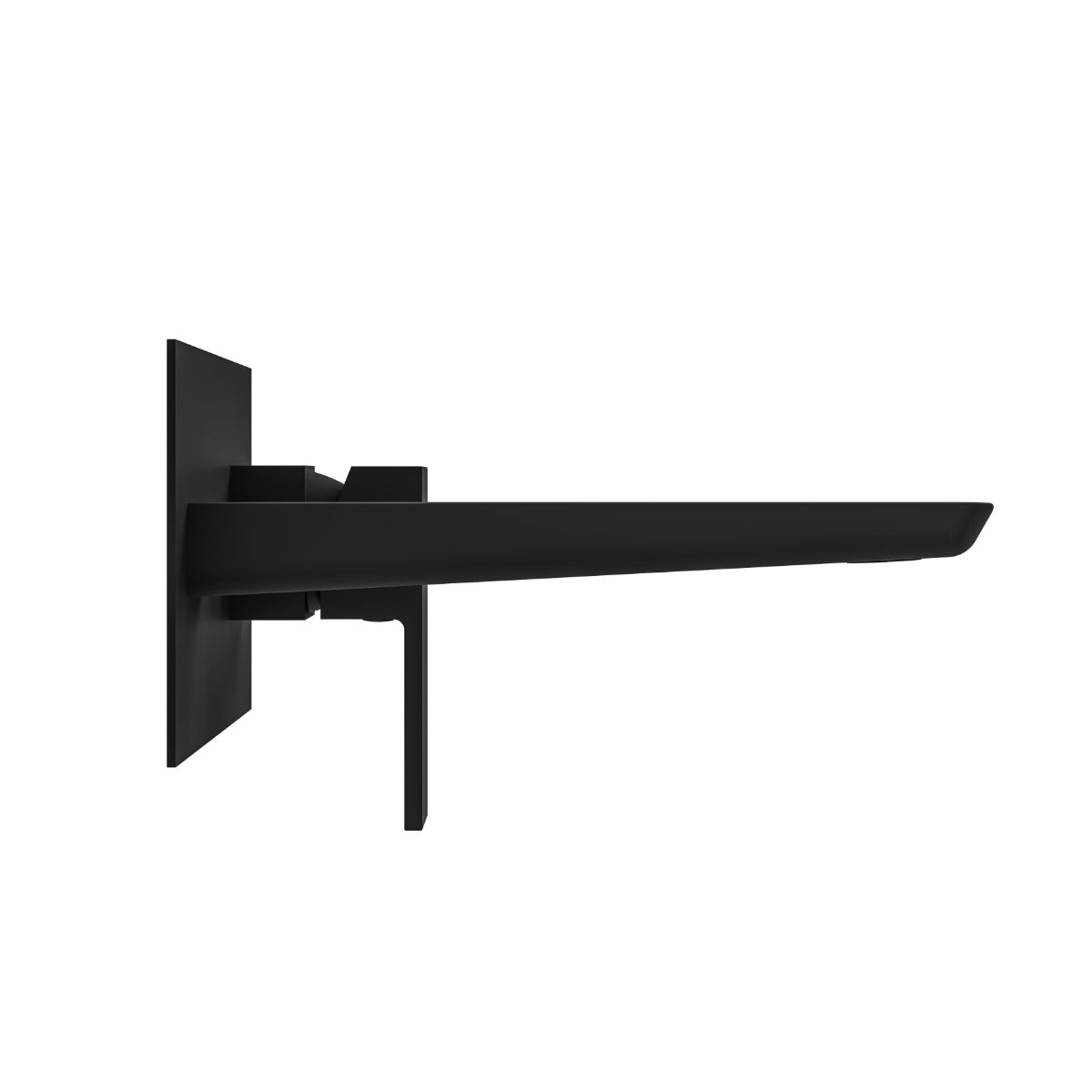 Fairford Una Matt Black Wall Mounted Basin Mixer