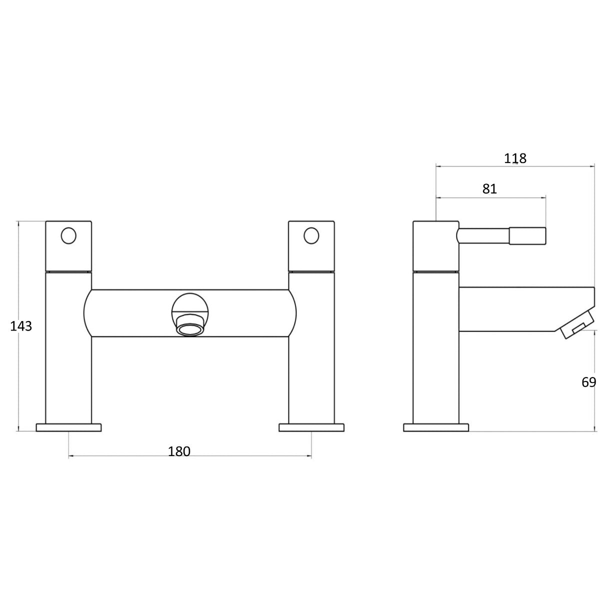 Fairford Dayna Bath Filler