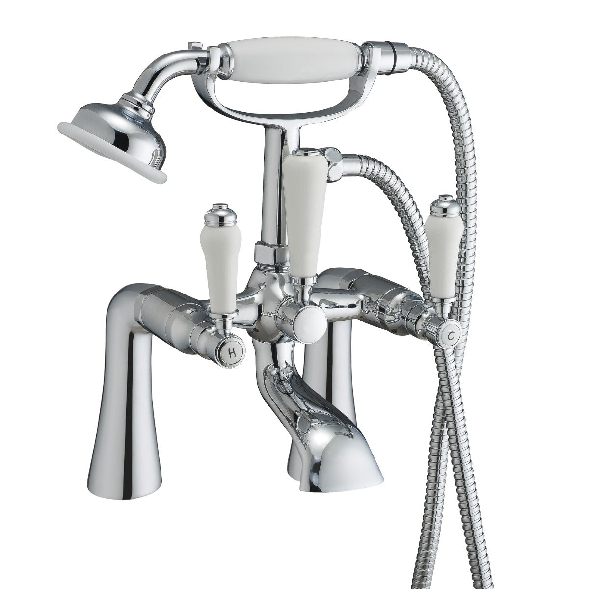 Fairford Cambridge Quarter Turn Bath Shower Mixer
