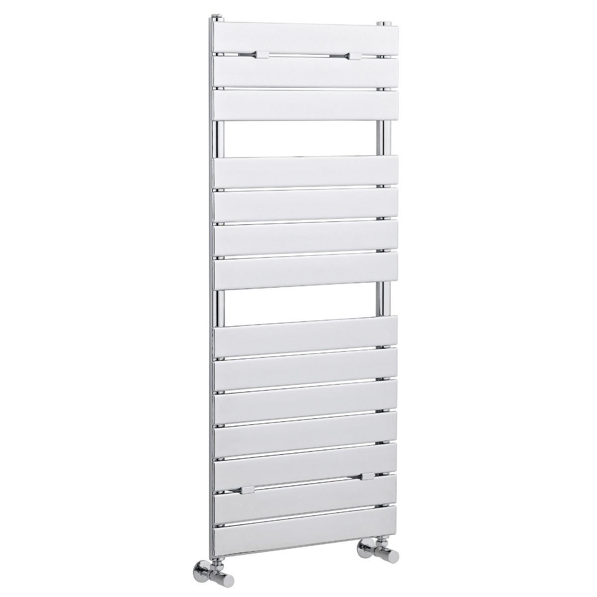 Fairford Flat Panel 1213 x 500mm Chrome Towel Rail