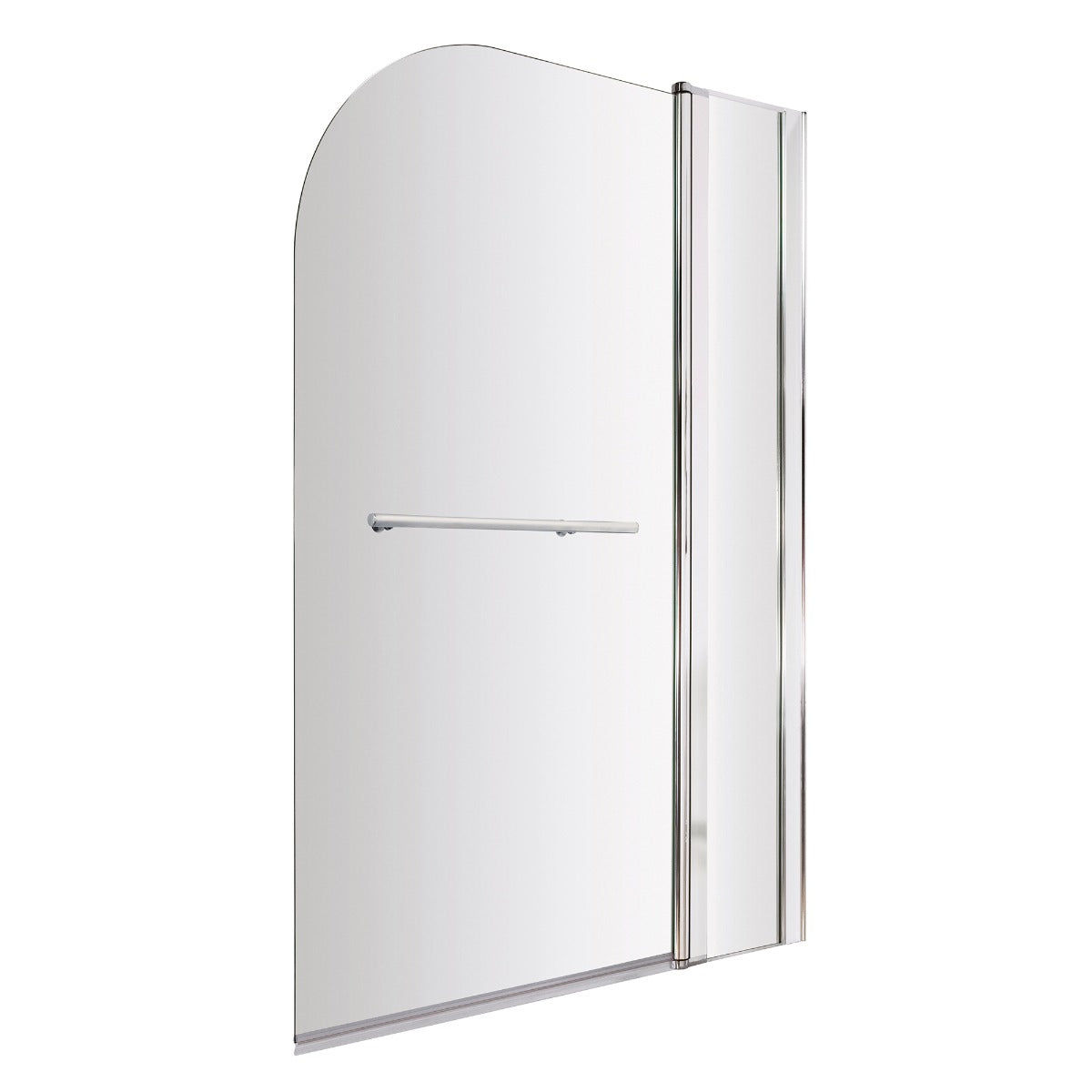 Fairford 6mm Rads Shower Bath Screen w Fixed Panel and Rail