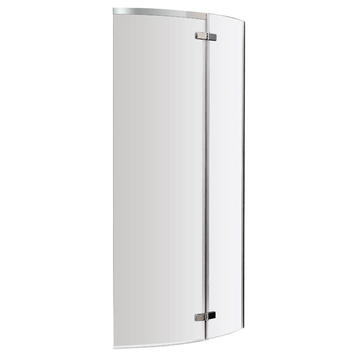 Fairford 5mm B Shaped Shower Bath Screen with Fixed Panel