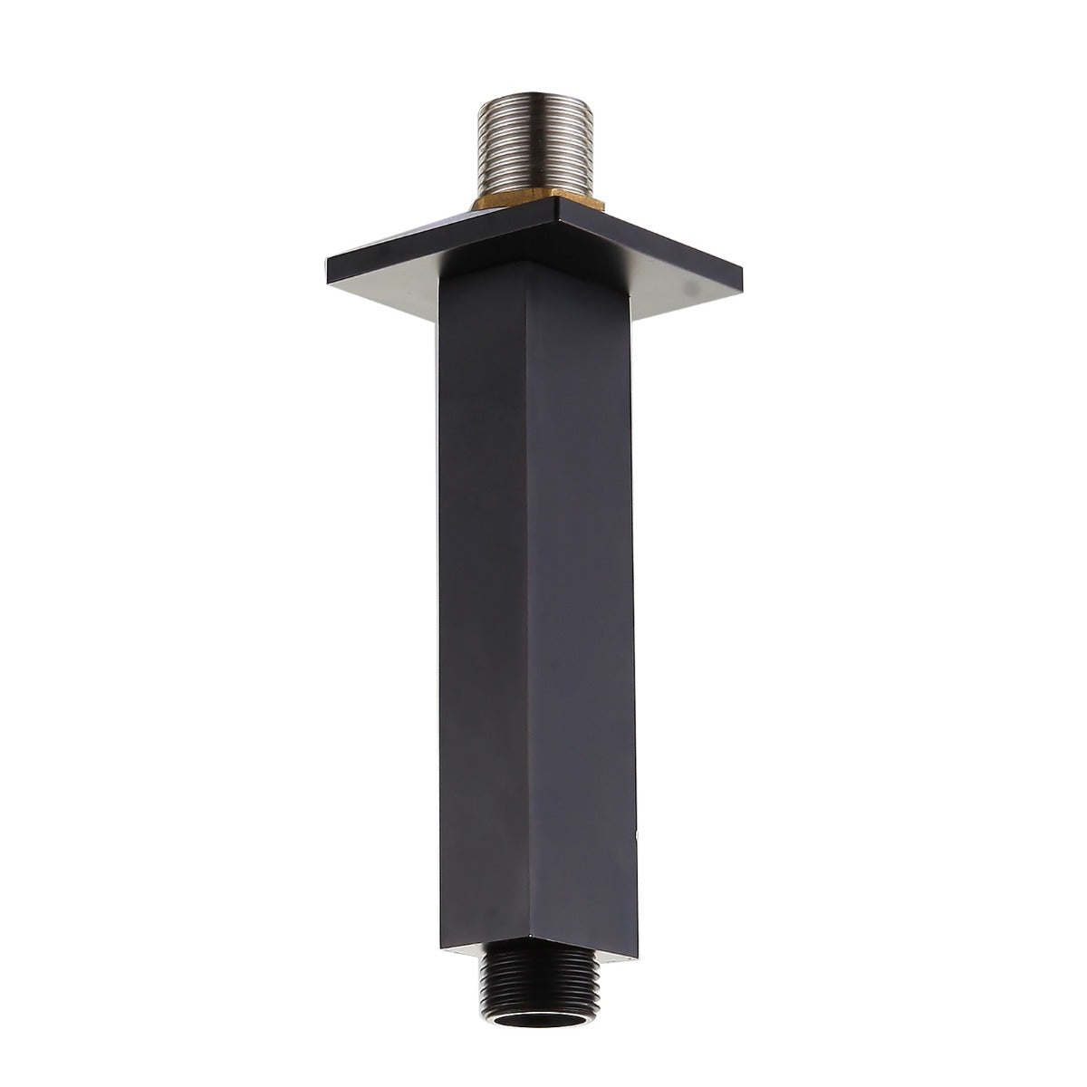 Fairford Una Matt Black 120mm Square Ceiling Mounted Arm