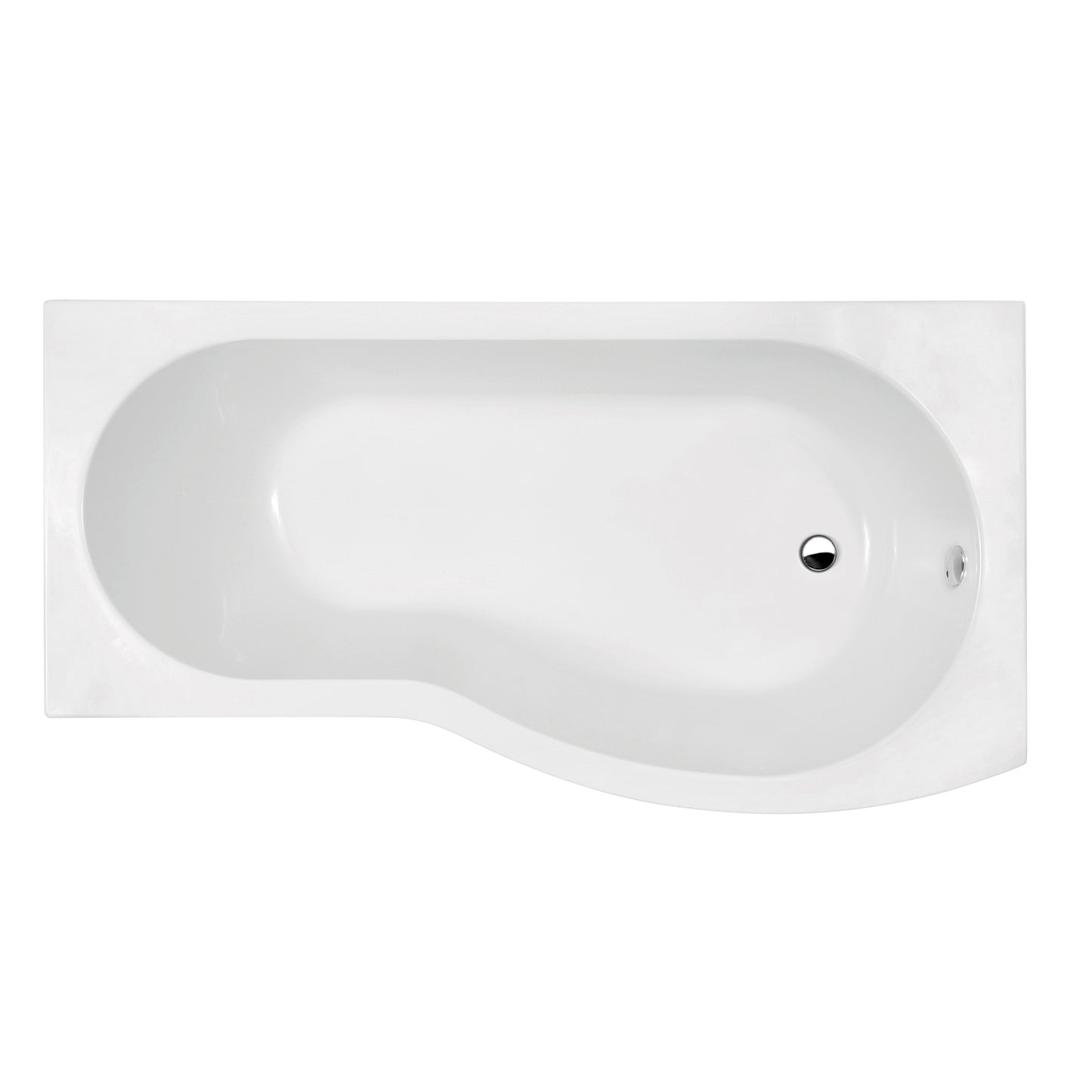 Fairford 1500 x 900mm B Shaped Right Hand Shower Bath
