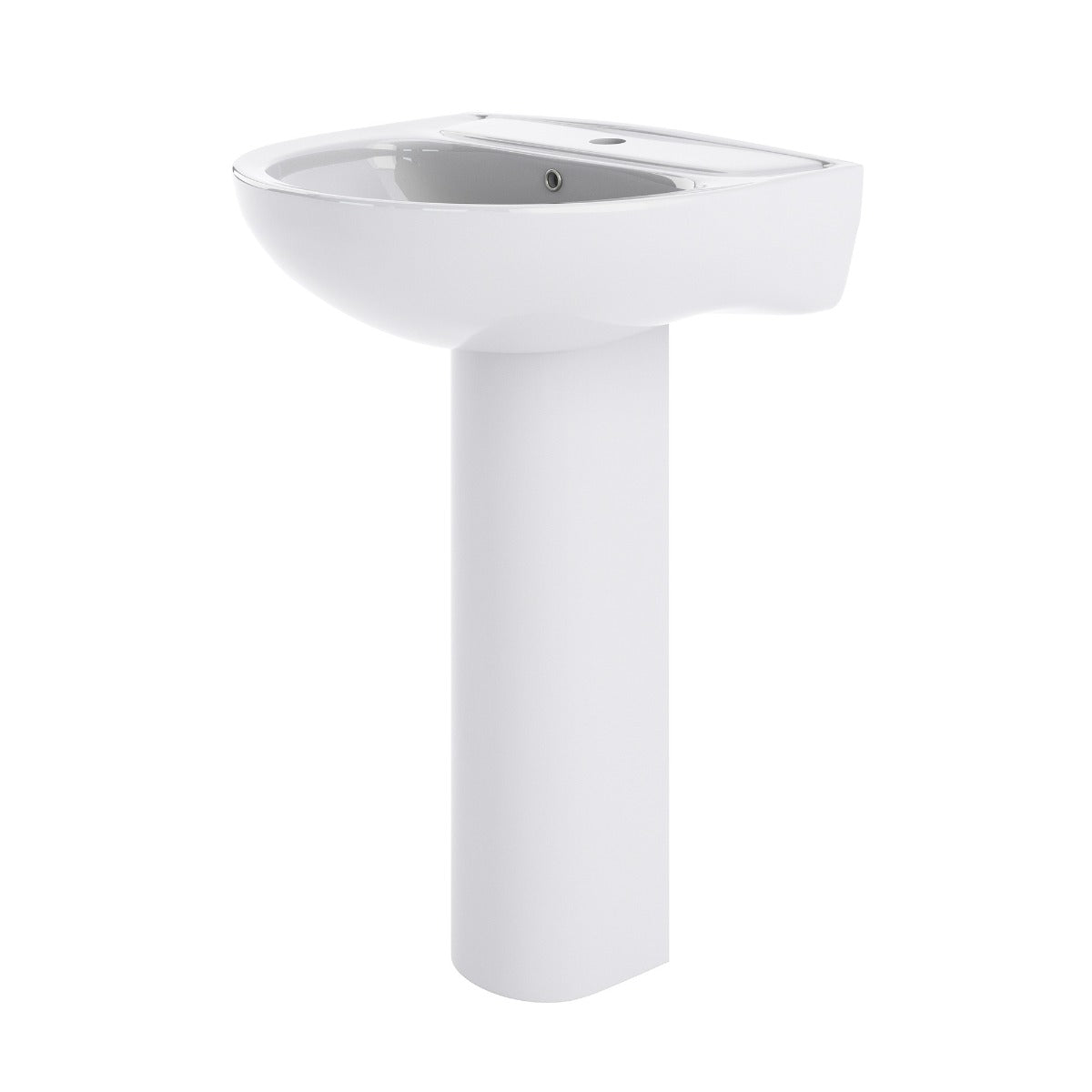 Fairford Duro 550mm 1TH Basin and Pedestal