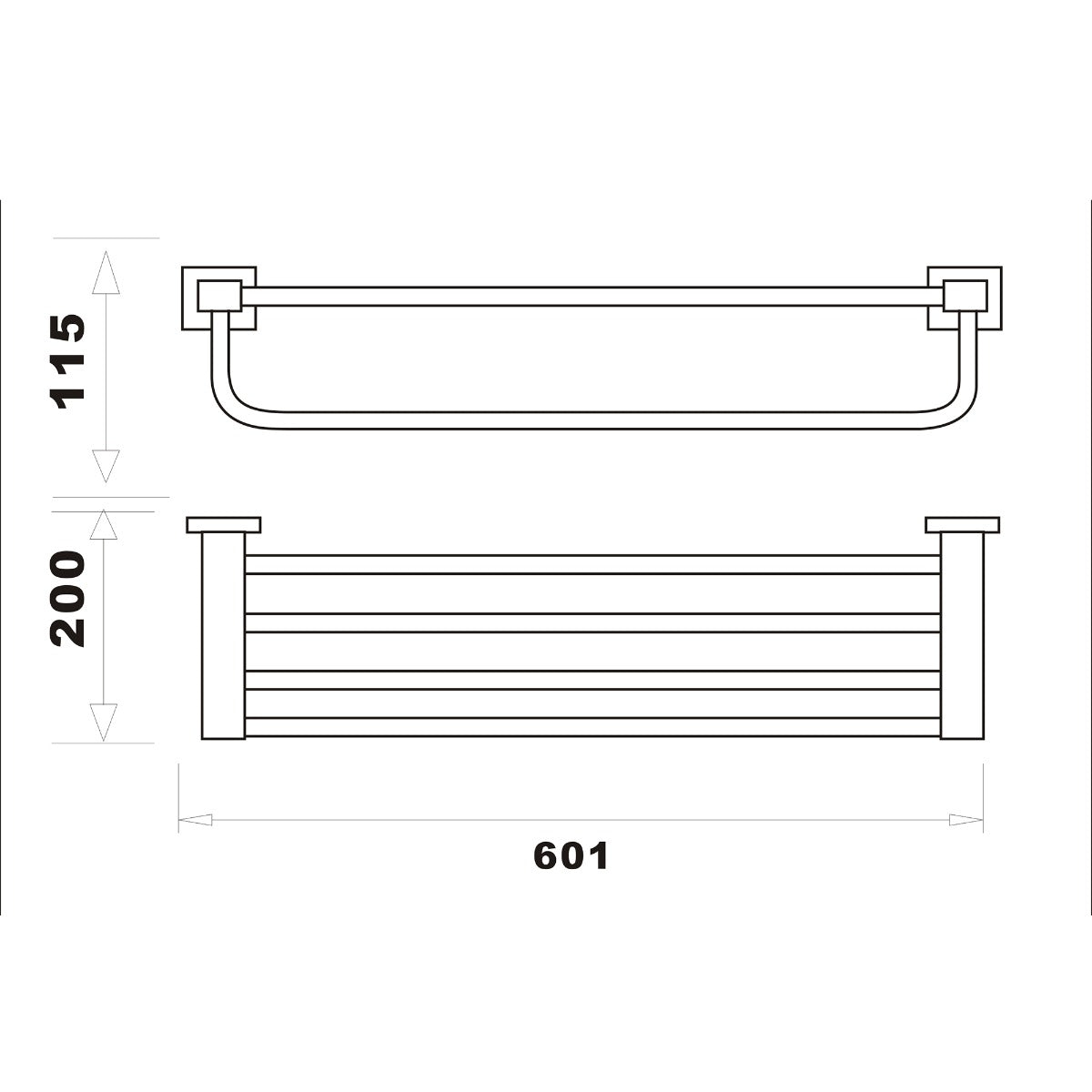Fairford Cove Towel Shelf