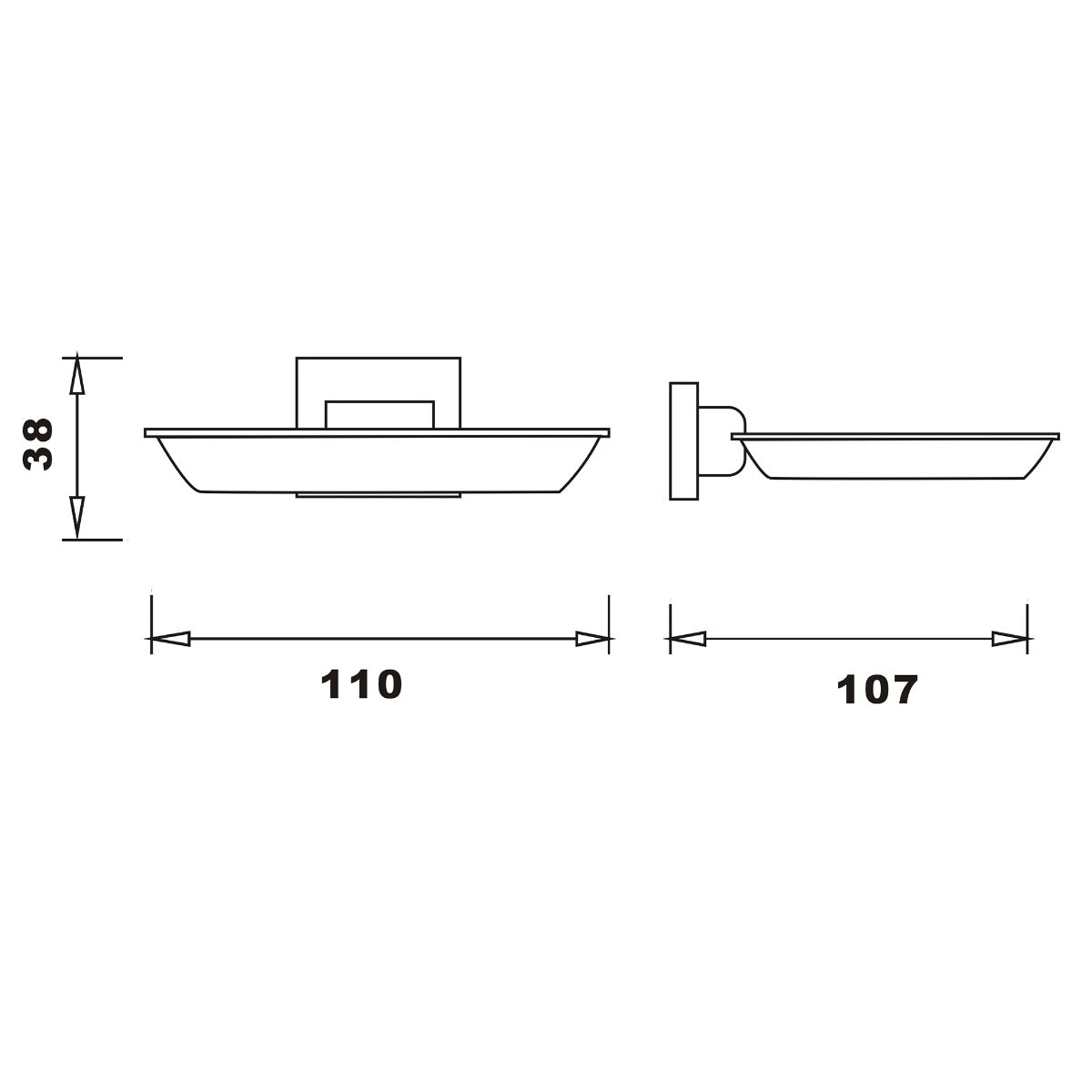 Fairford Brent Soap Dish and Holder