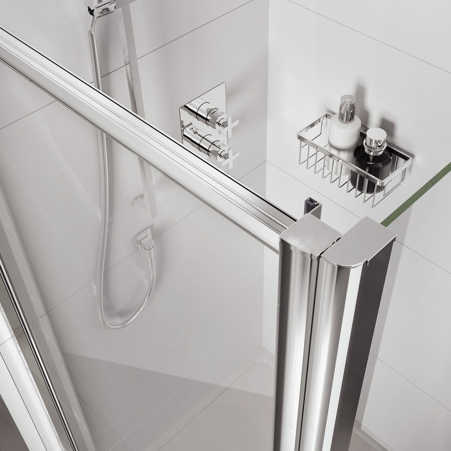 Fairford Pro 6mm, 700mm Pivot Shower Door