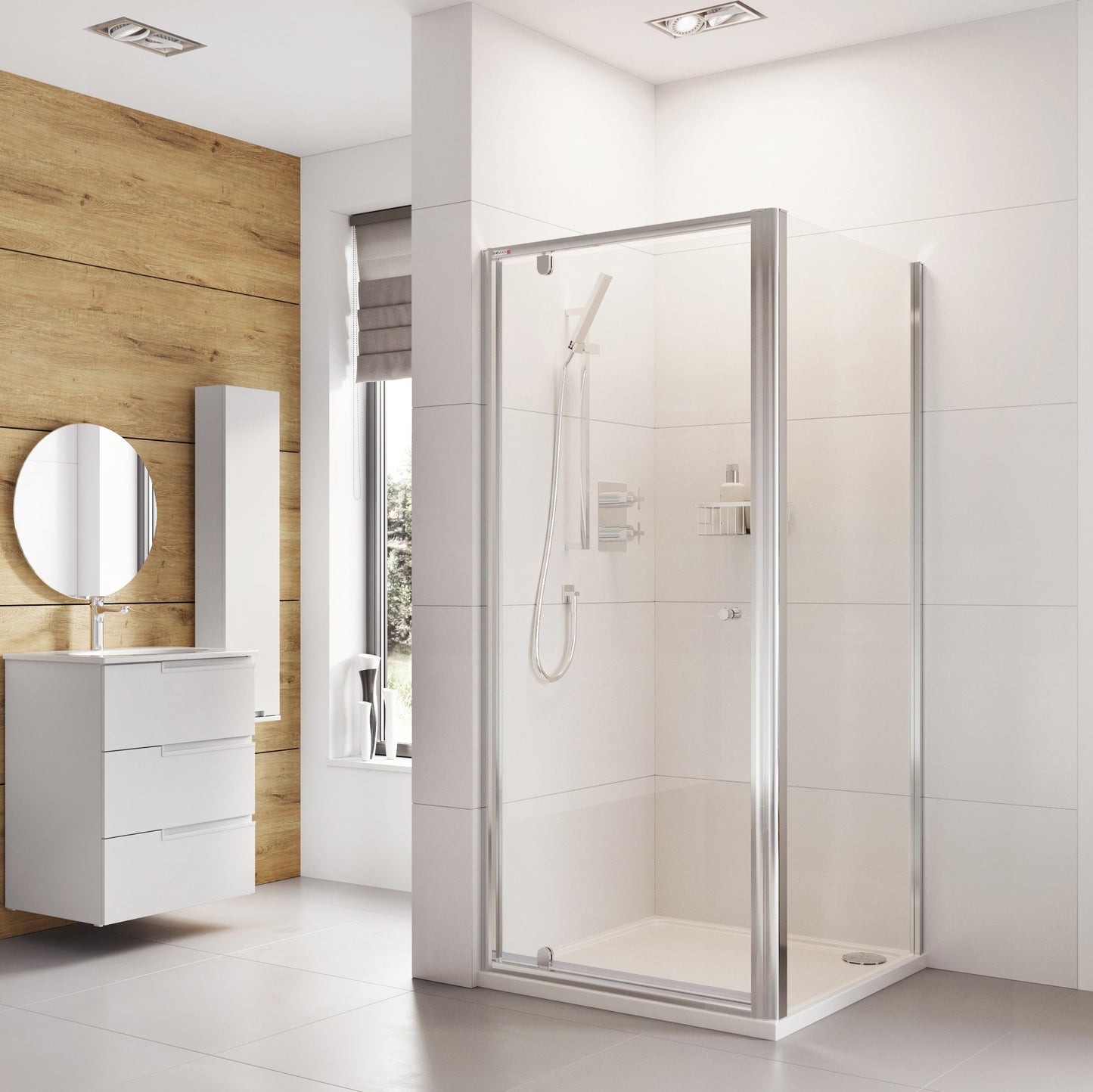 Fairford Pro 6mm, 760mm Pivot Shower Door