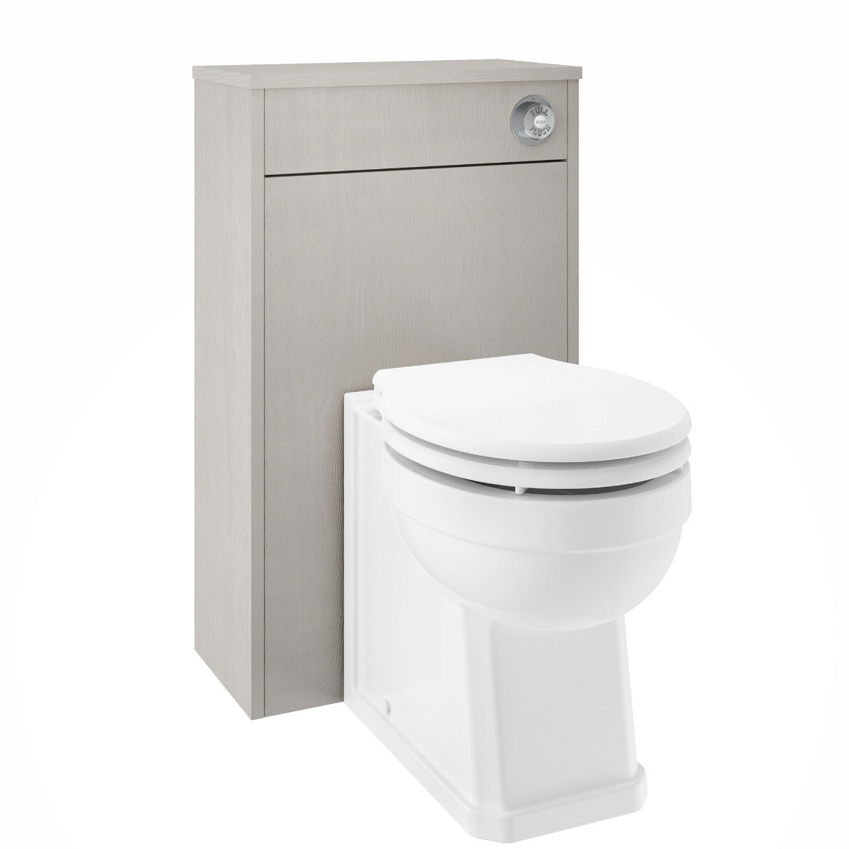 Fairford Leith 500mm Soft Grey WC Unit