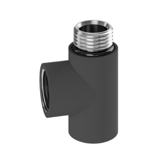 Fairford Anthracite T-Piece for Heating Element