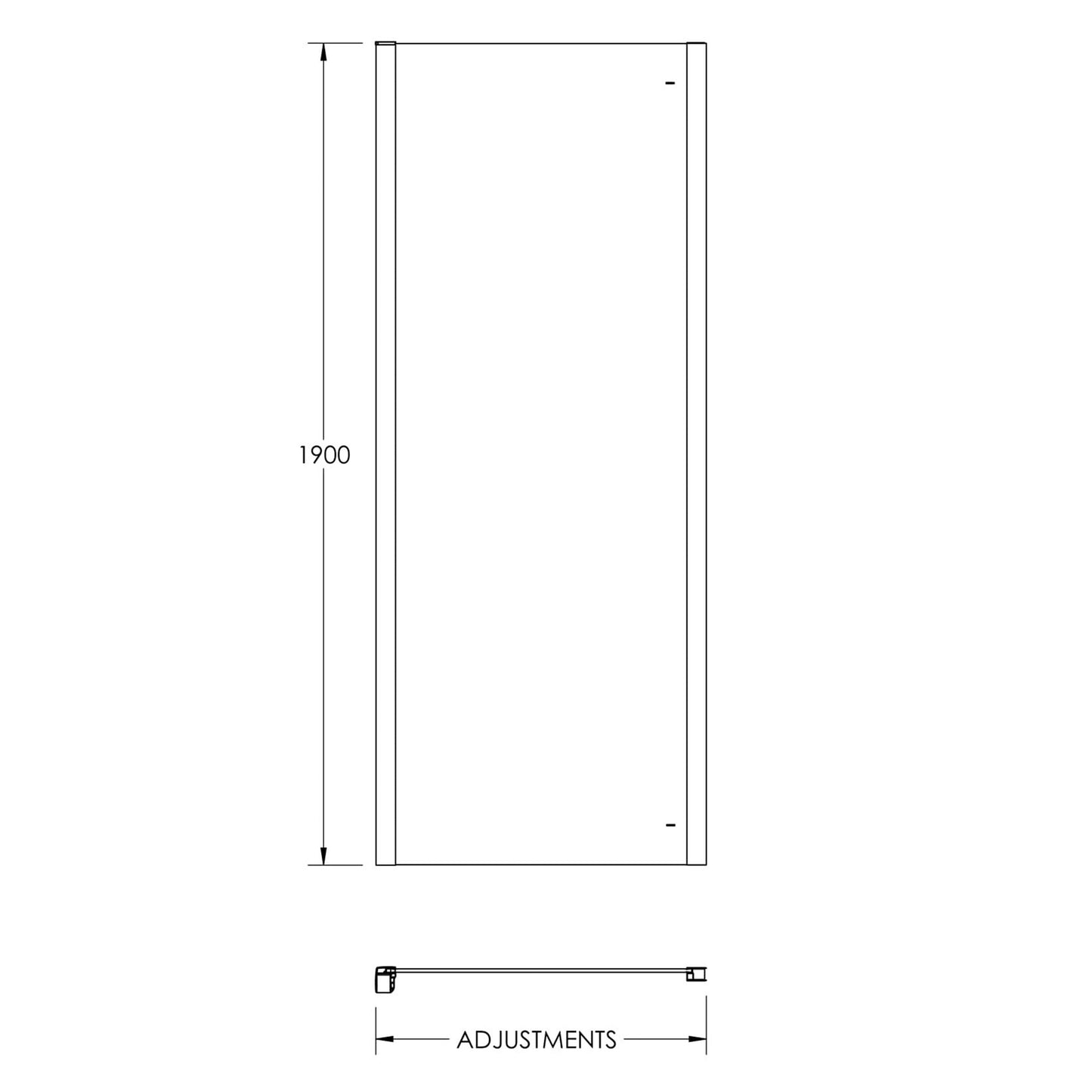 Fairford 8mm, 900mm Side Panel