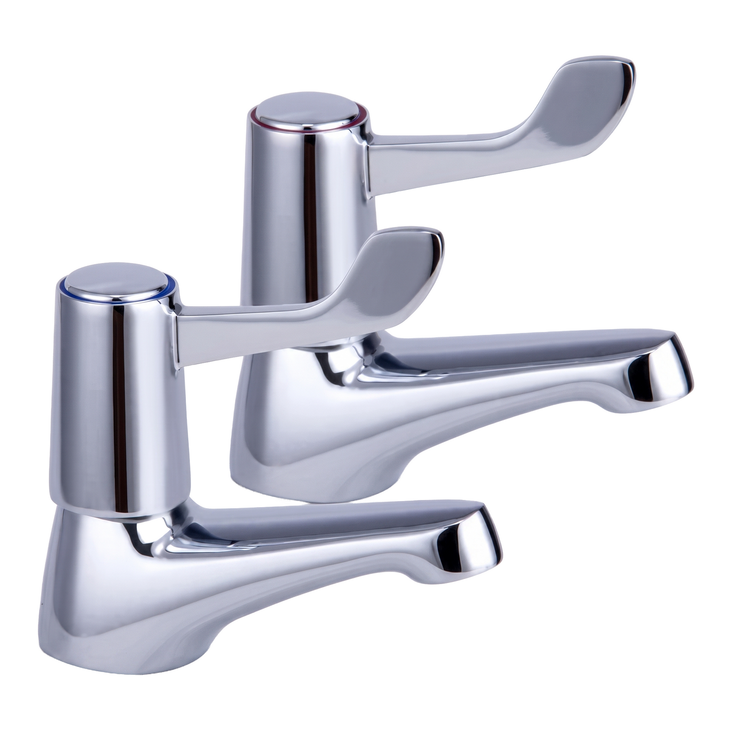 Fairford Quarter Turn Lever Taps Basin Pillar Taps