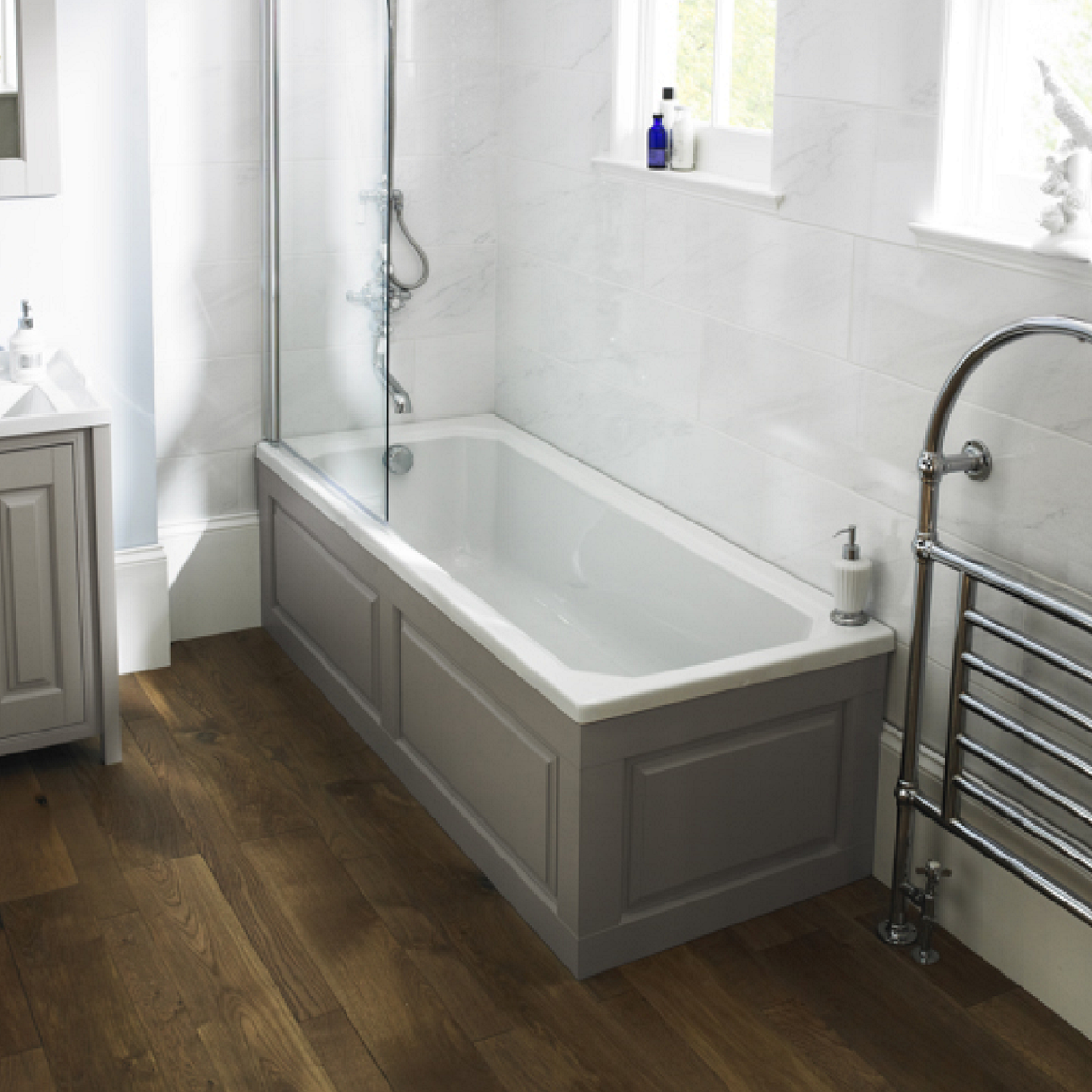 Fairford Hexam Single Ended Traditional Straight Bath-1700 x 700mm