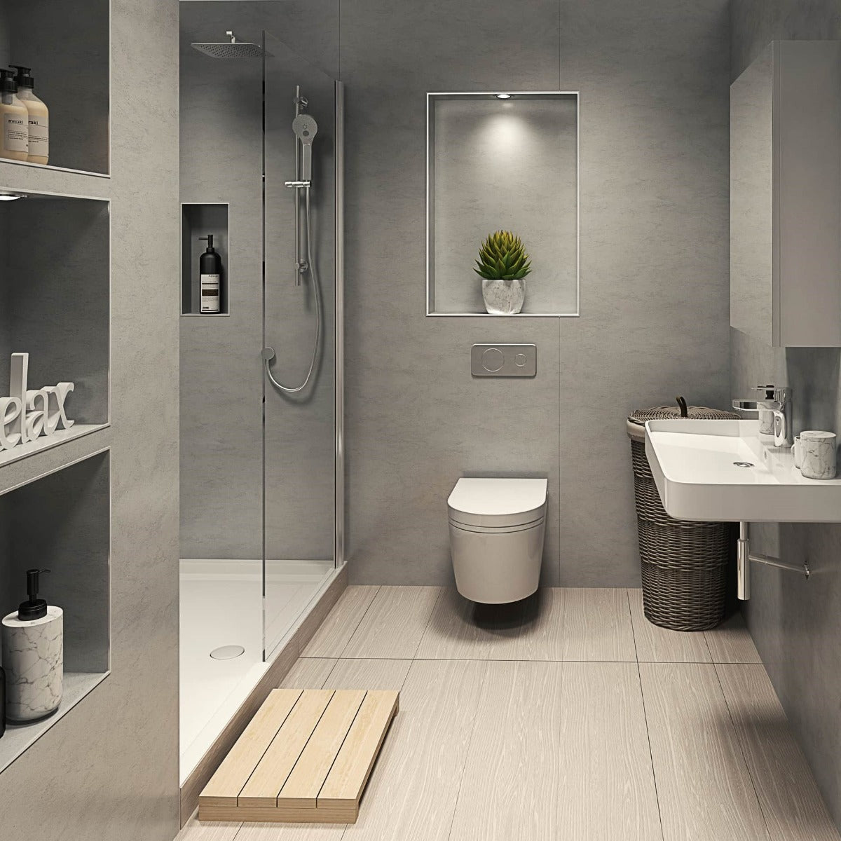 Hydraset Blue Eiger Square Edge 2400 x 1200