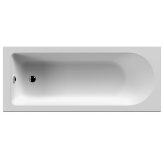Fairford Novus Pro Reinforced 1800 x 800mm Single Ended Straight Bath