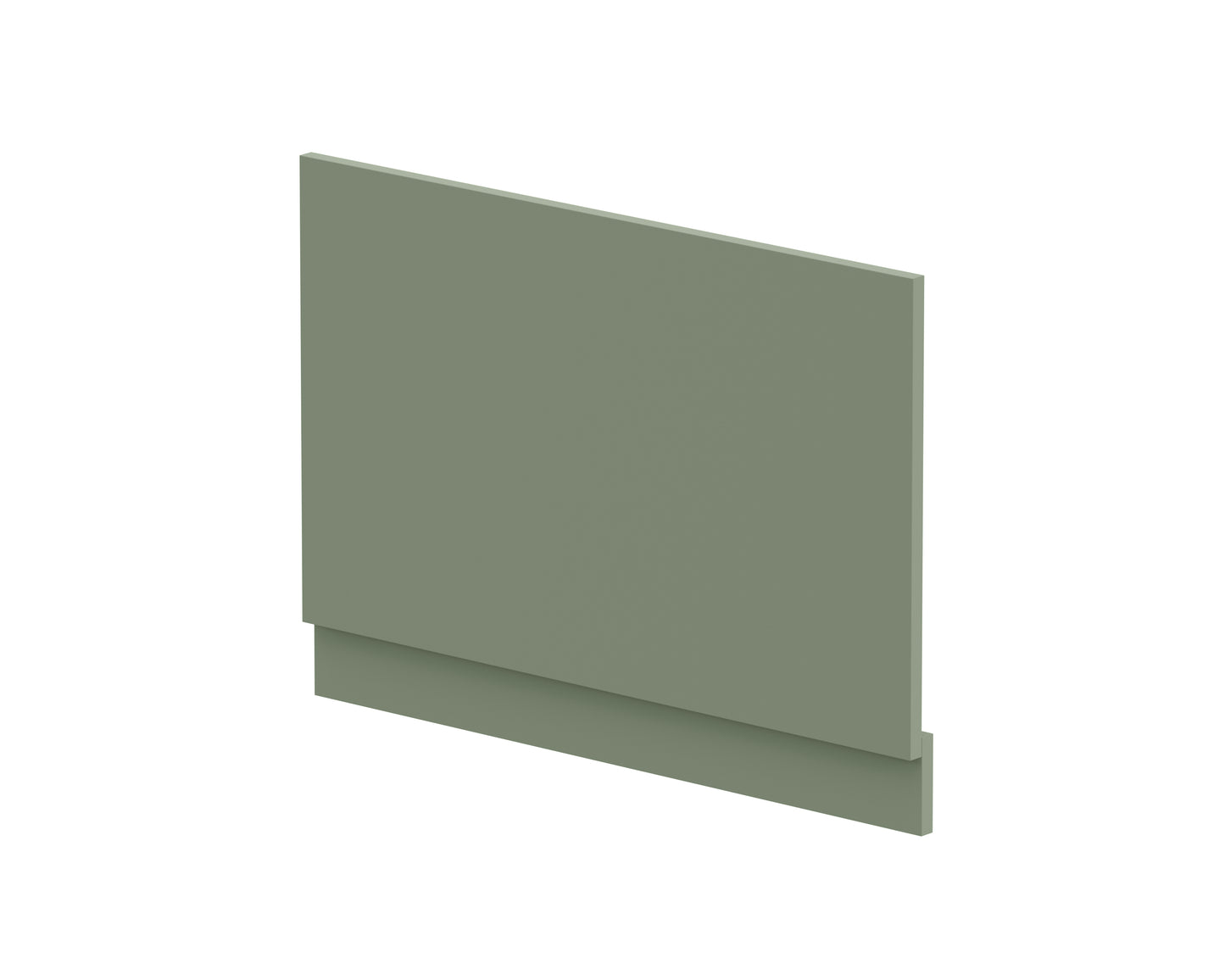 Fairford Satin Green 800mm Bath End Panel with Plinth