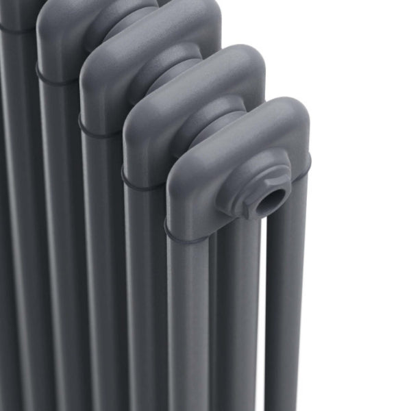Fairford 3 Column Vertical White Designer Radiator 1800mm X 515mm