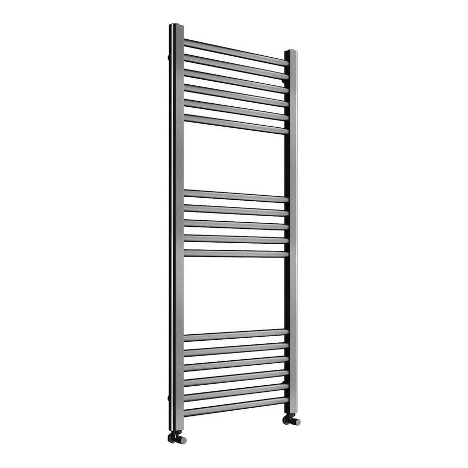 Fairford Metis 1200 x 600mm Gunmetal Towel Rail