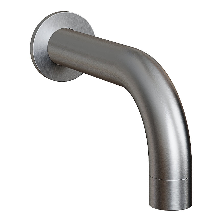 Fairford Element 7 Gunmetal Short Spout for Wall Mounted Basin Mixer