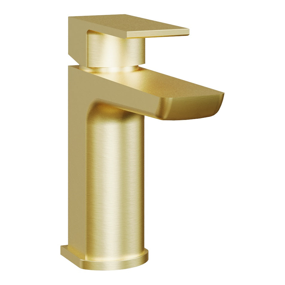 Fairford Una Brushed Brass Basin Mixer