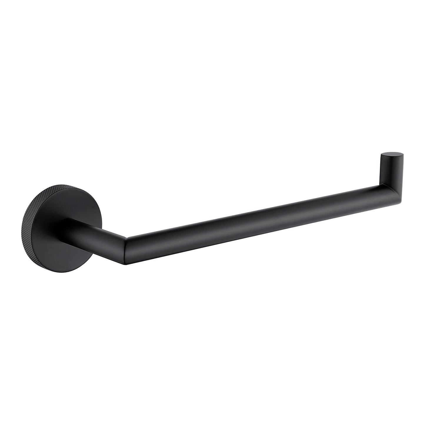 Fairford Element 7 Matt Black Towel Ring