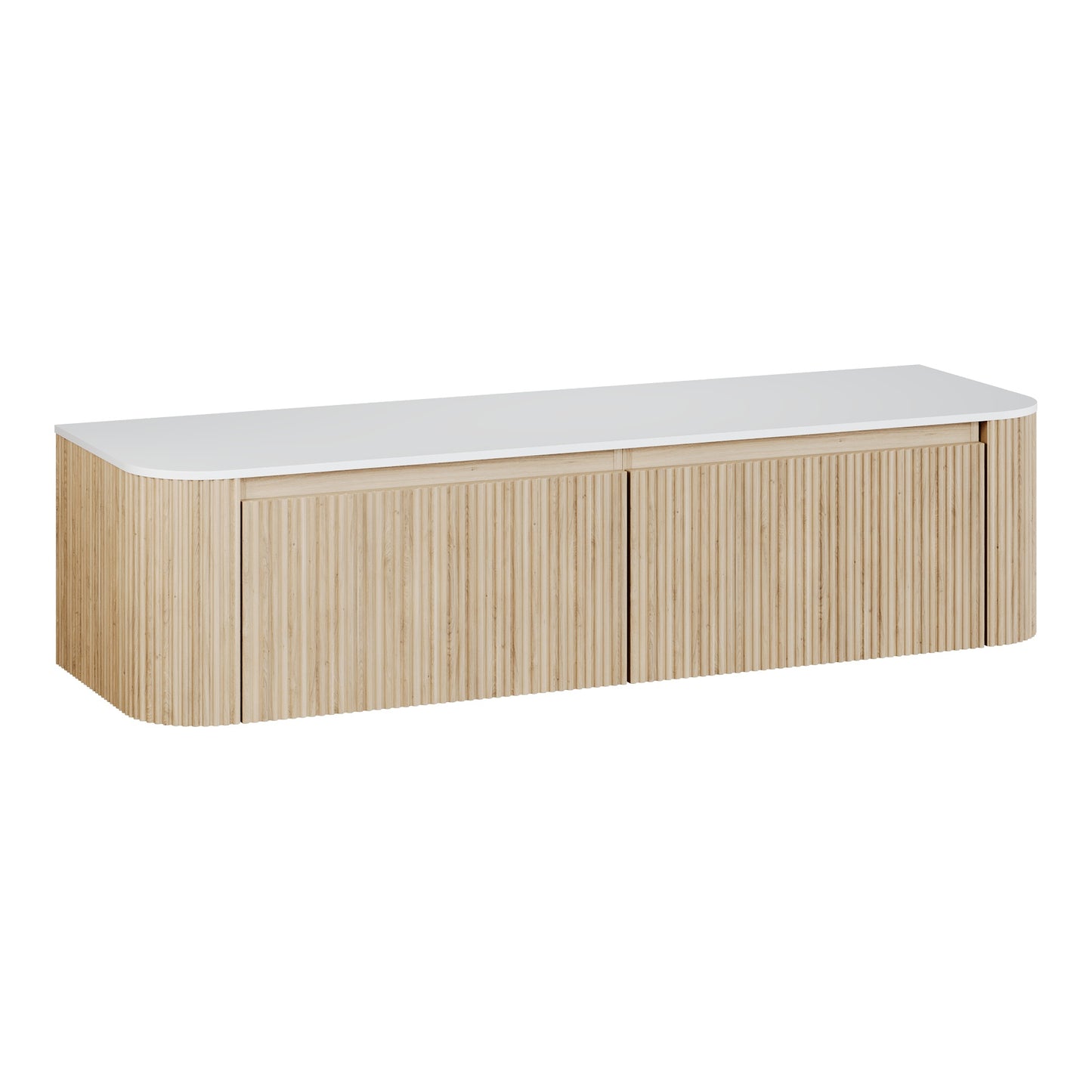 Fairford Sophia Country Oak 1470mm Double Vanity Unit & Worktop