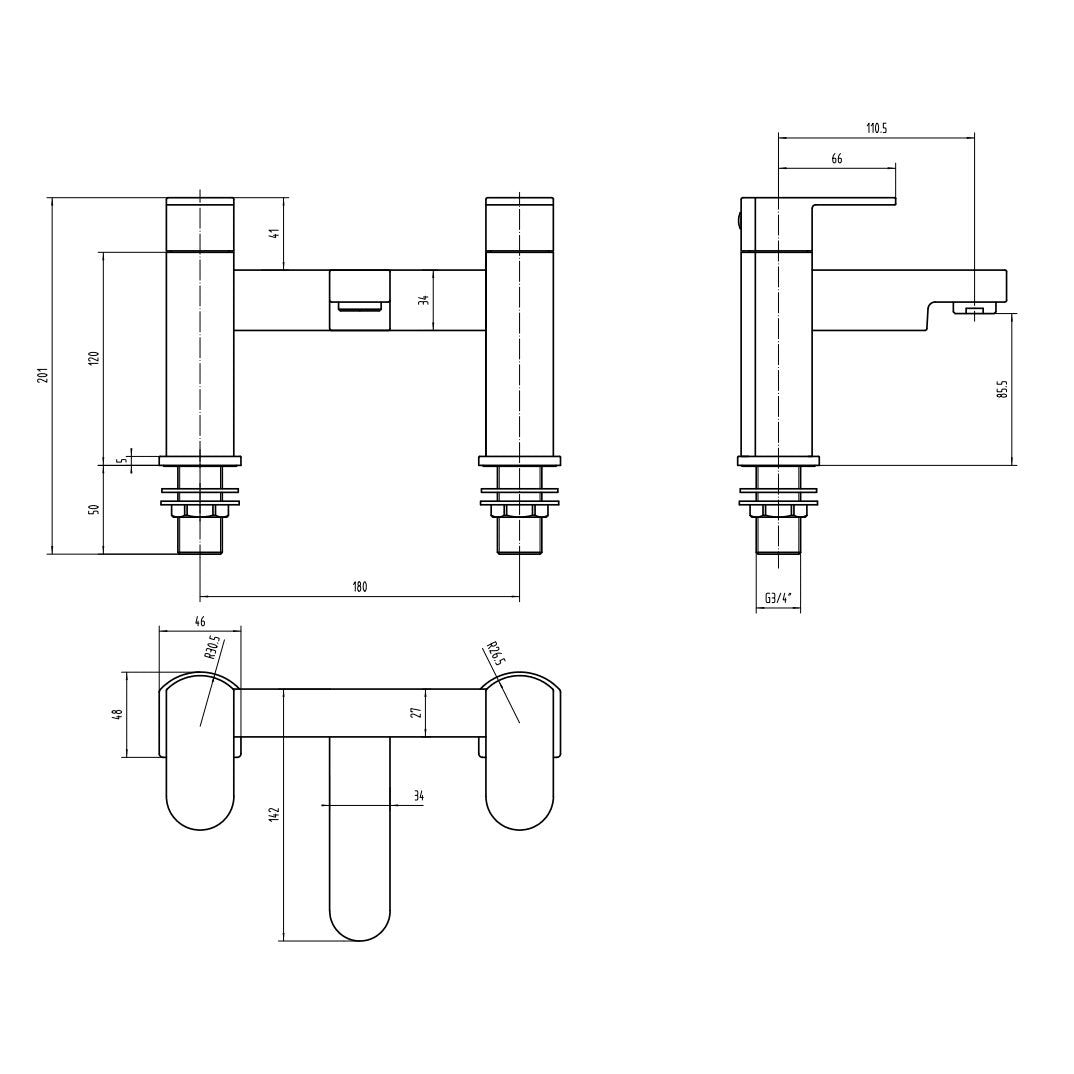 Rivato Sesia Bath Filler