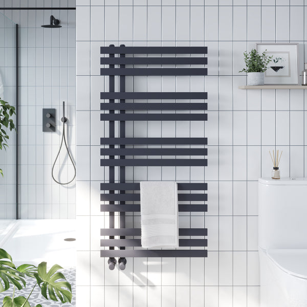 Fairford Elizabeth Towel Radiator - 1200mm X 500mm - Chrome