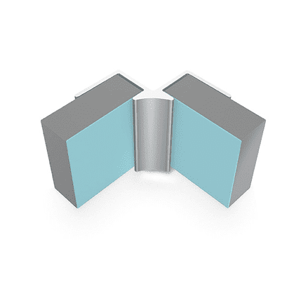 Hydraset White Internal Corner
