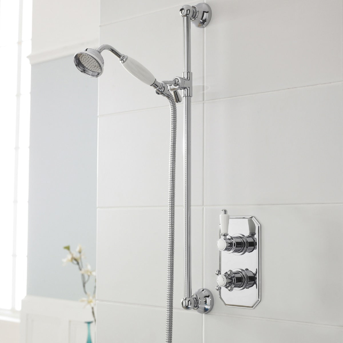 Fairford Hampden Concealed Twin Shower Valve, 1 Outlet