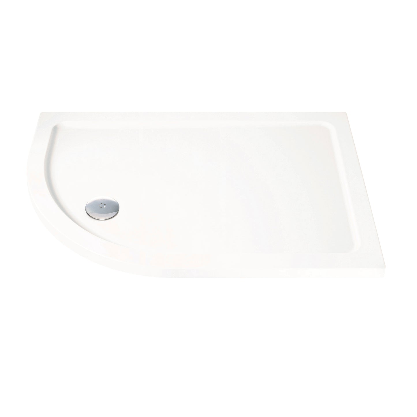 Fairford 900 x 800mm Offset Quadrant, LH Shower Tray