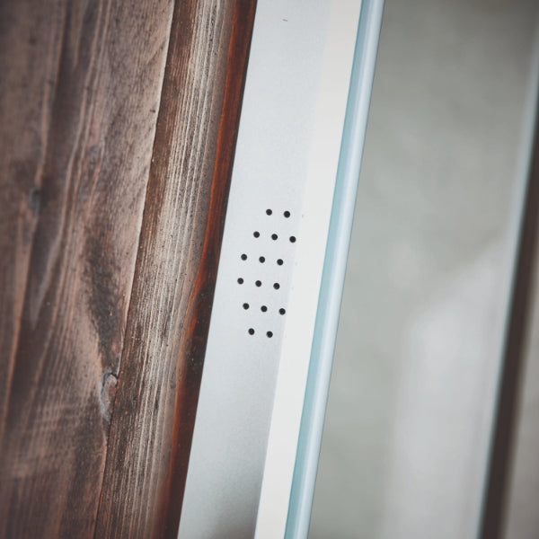 Fairford Mosca Led Mirror With Demister Pad And Shaver Socket And Bluetooth - 500mm X 700mm