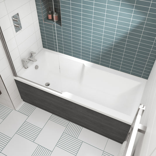 Fairford 1700 x 750mm Straight Shower Bath