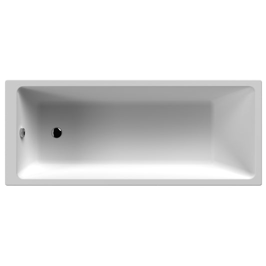 Fairford Una Thin Edge 1800 x 800mm Single Ended Straight Bath