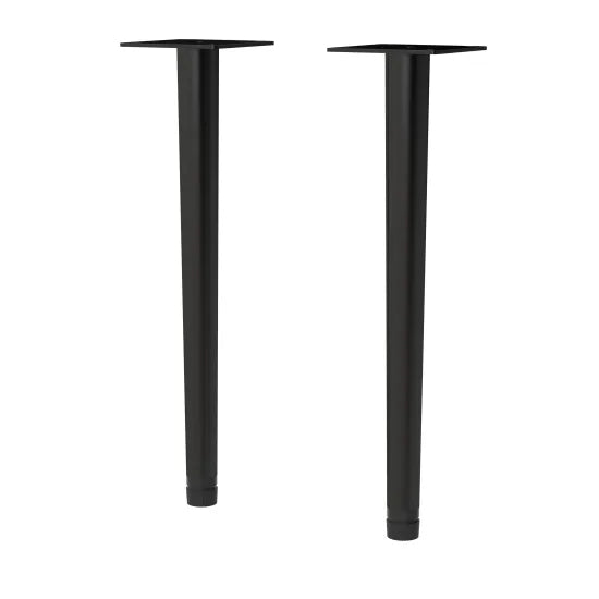 Fairford Decorative Matt Black Leg Set for Wall Hung Vanity