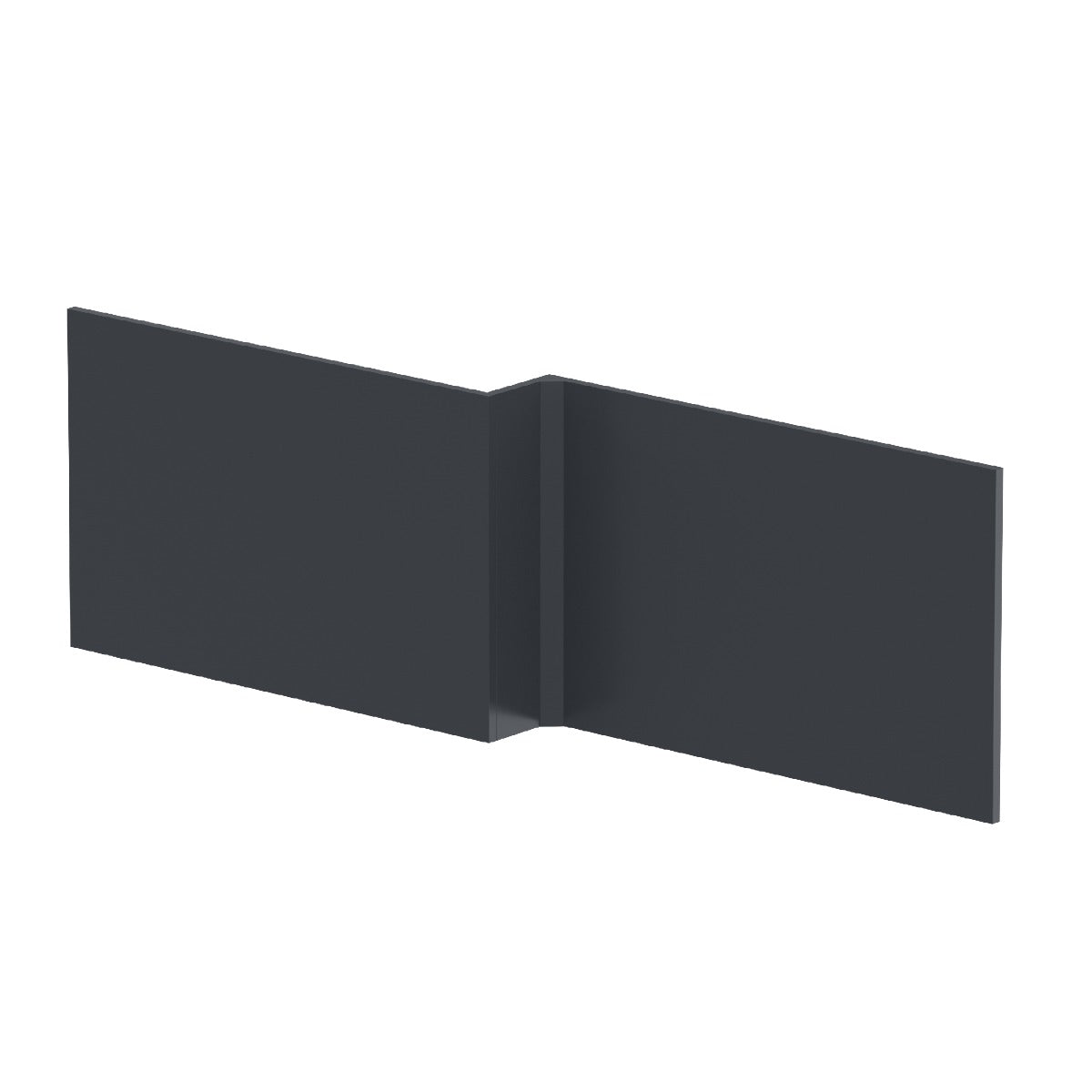Fairford Satin Anthracite 1700mm L Shaped Bath Panel