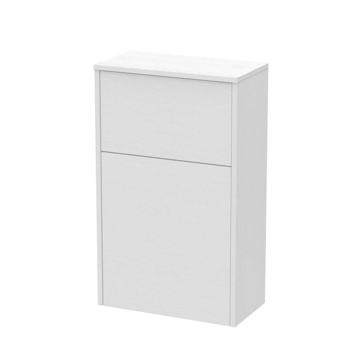 Fairford Anika 500mm White Woodgrain WC Unit
