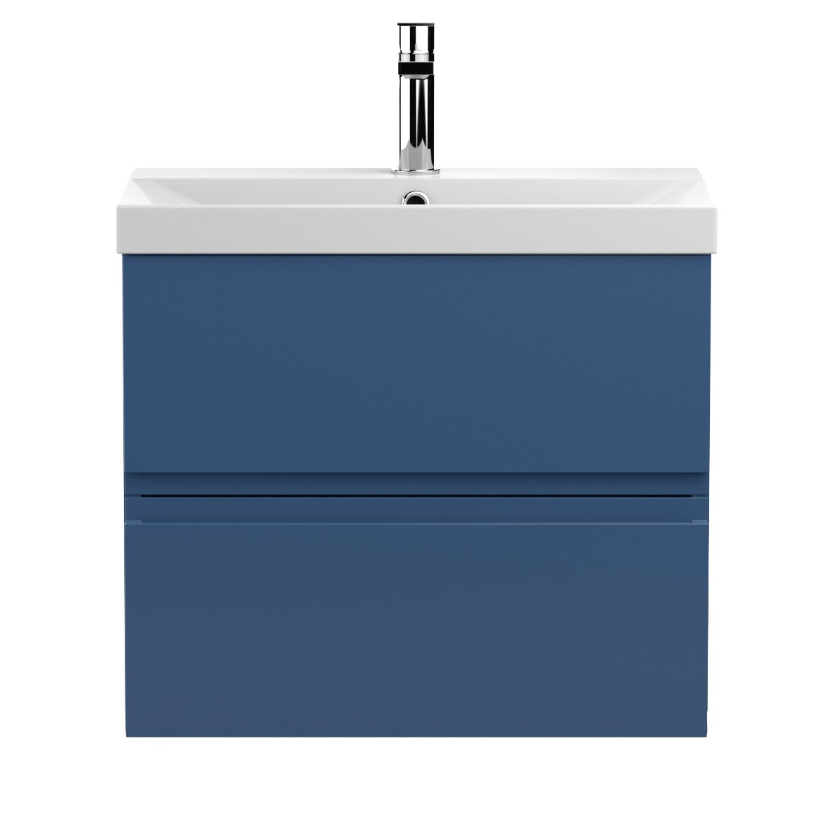 Fairford Finesse 600mm Satin Blue Wall Hung Vanity Unit