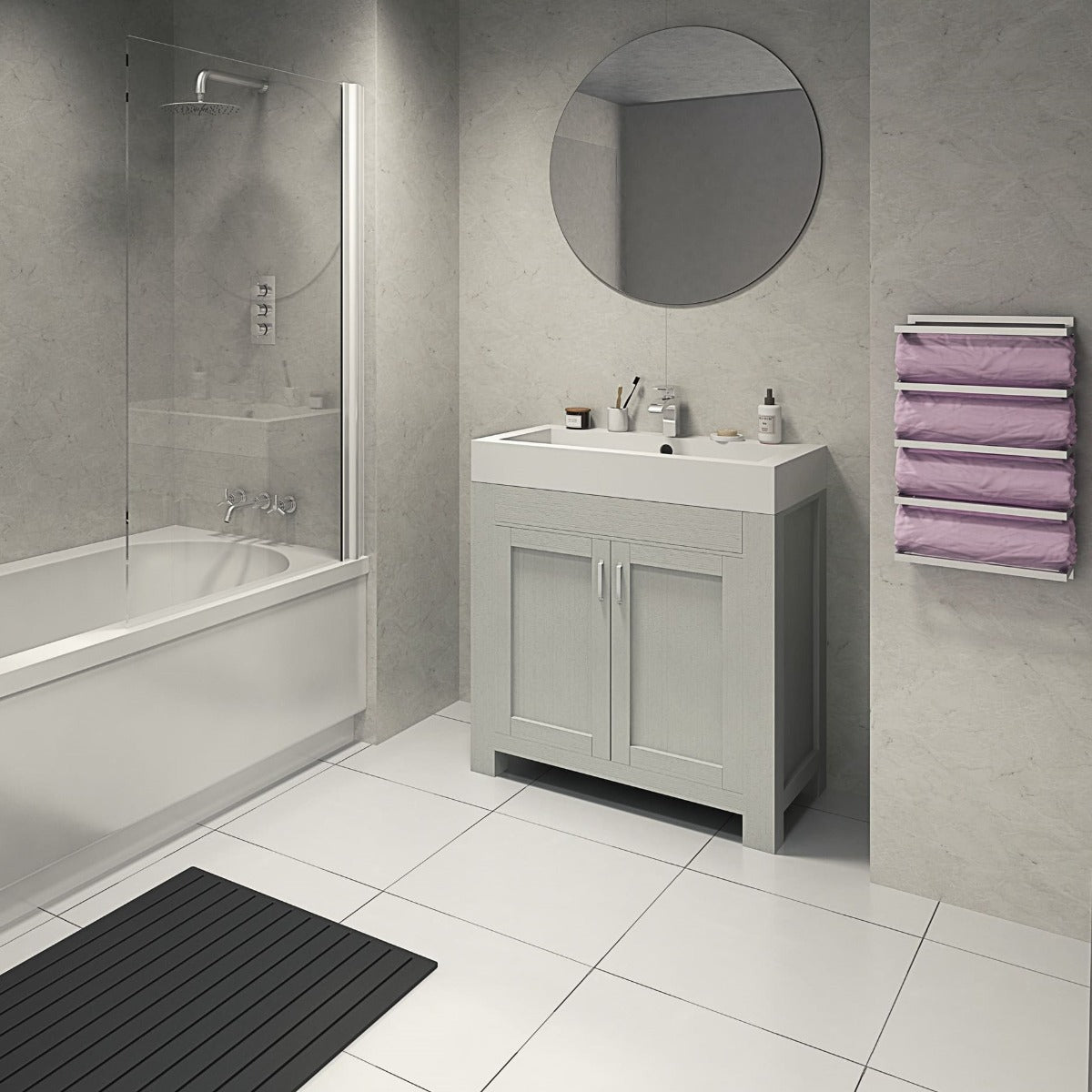 Hydraset White Bonito Square Edge 2400 x 1200