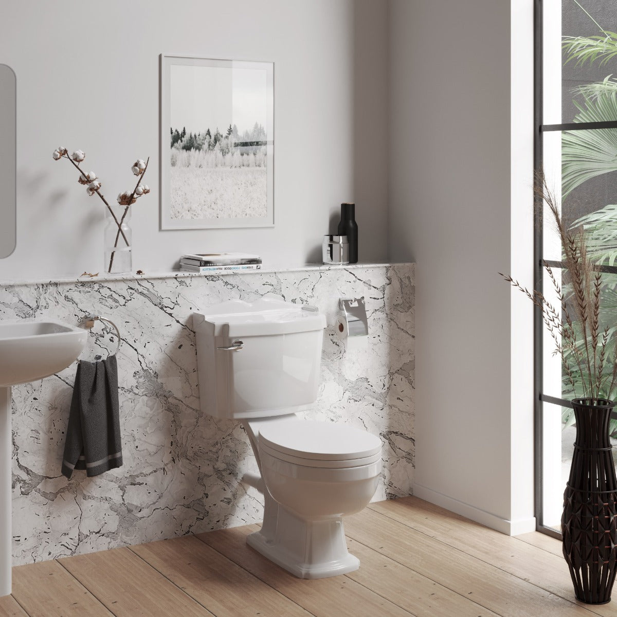 Fairford Winchester Close Coupled Toilet with Soft Close Seat