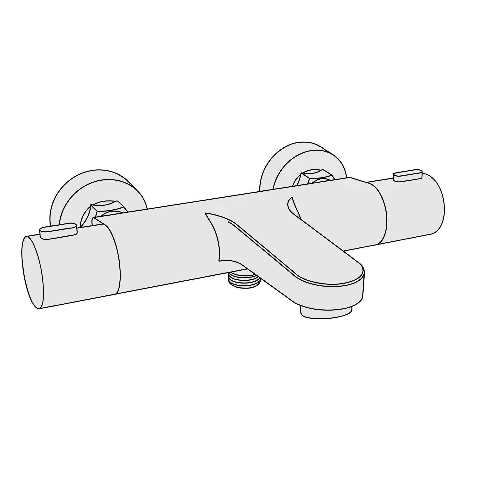 Thermostatic Bath Shower Mixer Taps