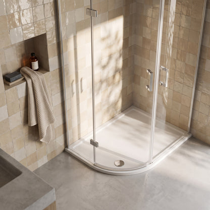 Fairford 1200 x 800mm Offset Quadrant, LH Shower Tray