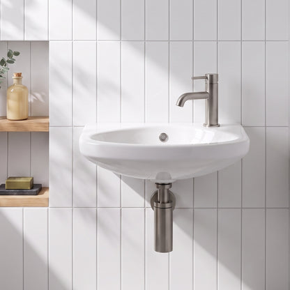 Dezine 450mm Right Hand Wall Hung Basin