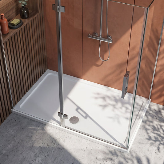 Fairford 1600 x 800mm Antislip Rectangular Shower Tray