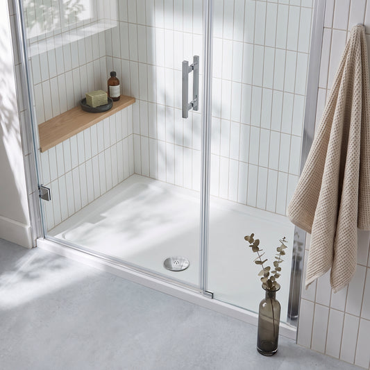 Fairford 1800 x 800mm Antislip Rectangular Shower Tray