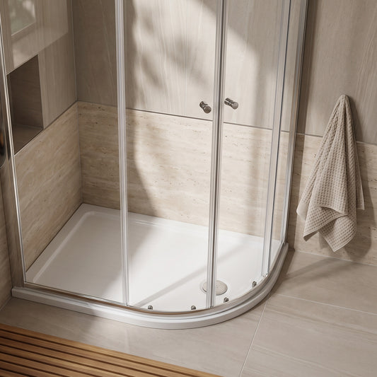 Fairford 1200 x 900mm Offset Quadrant, RH Shower Tray