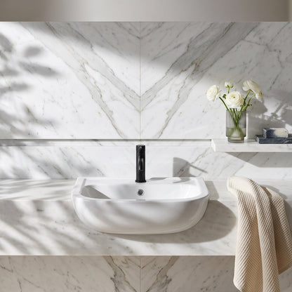 Fairford Arc 570mm Semi Recessed Basin