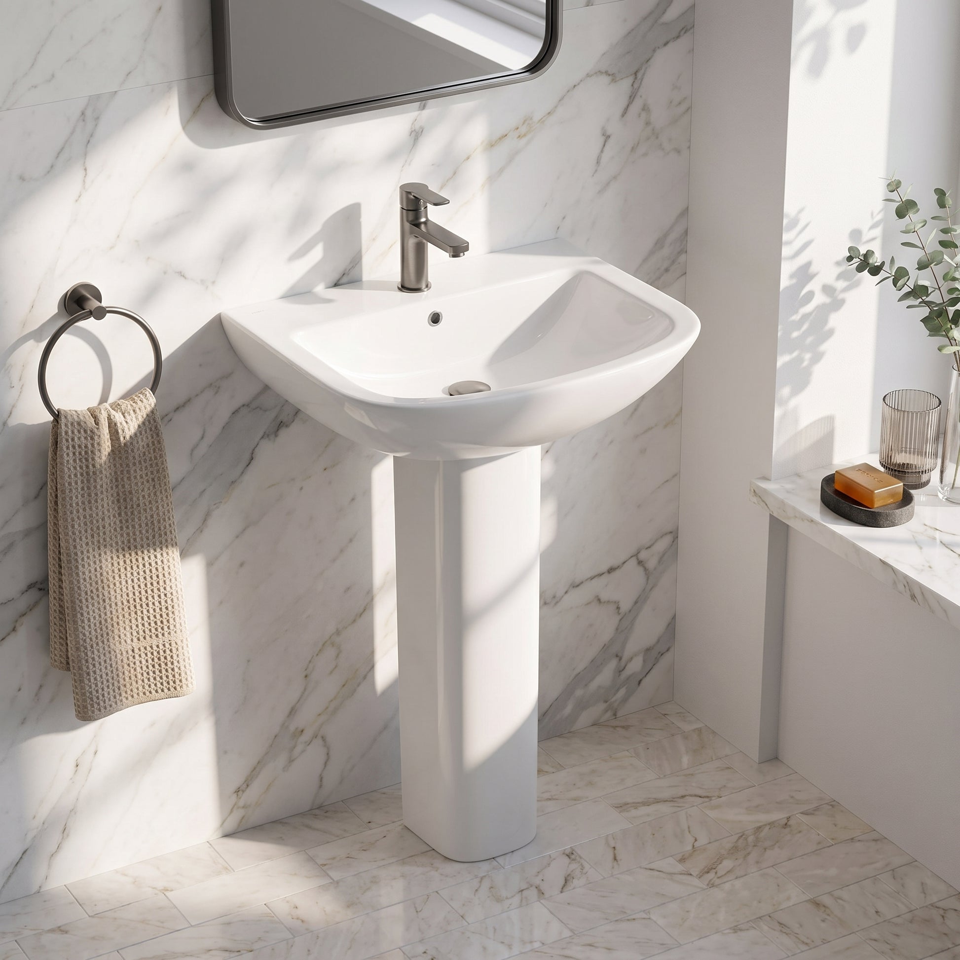 Fairford Barca Basin with Full Pedestal