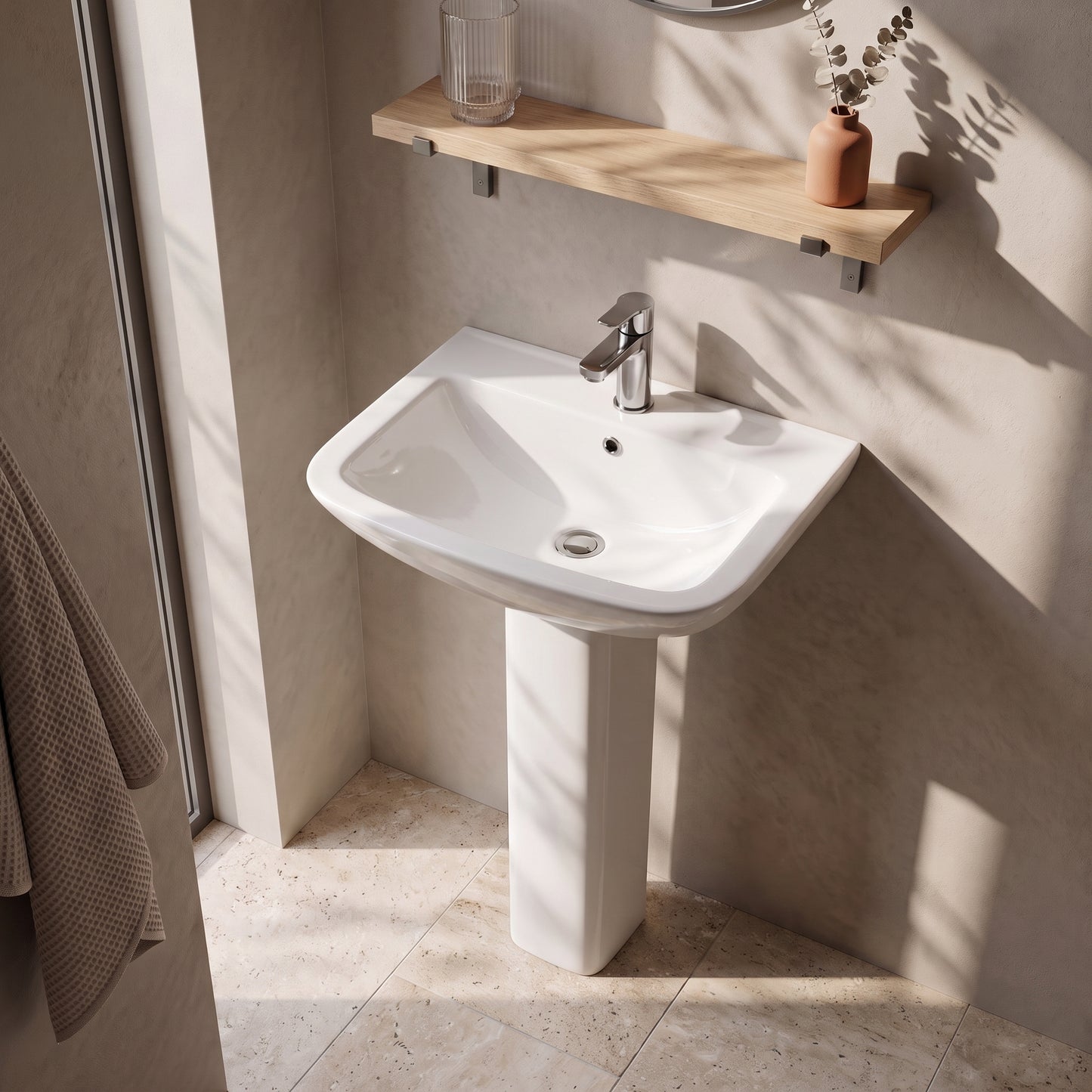 Fairford Barca Basin with Full Pedestal
